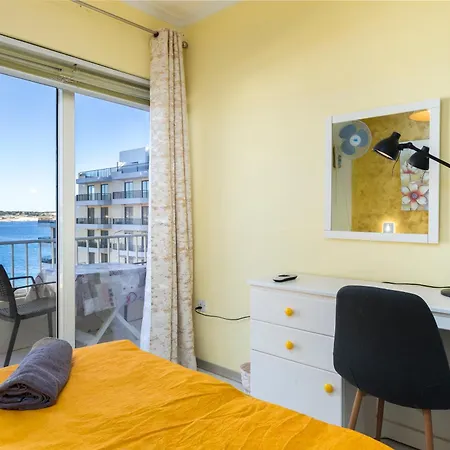 Cosy1 Bedroom Apartment With Balcony & Sea Views - Close To Mellieha Bay Exterior photo